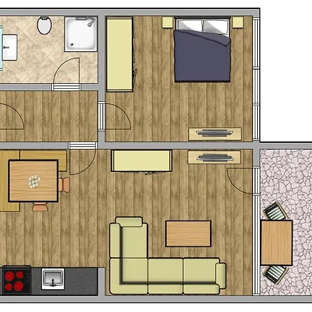 Wettersteinblick アパート ガルミッシュ・パルテンキルヒェン